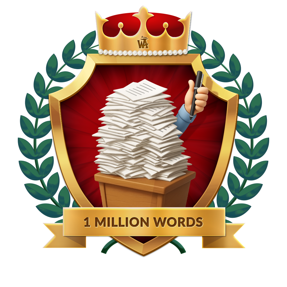 1 Million Words Award awarded to Mochimanoban