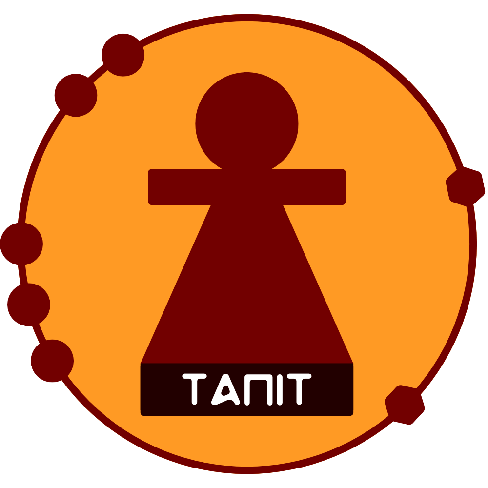 A Tanit symbol from Carthage, with the word 