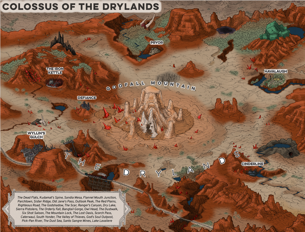 Colossus map in Colossus Of the Drylands| World Anvil