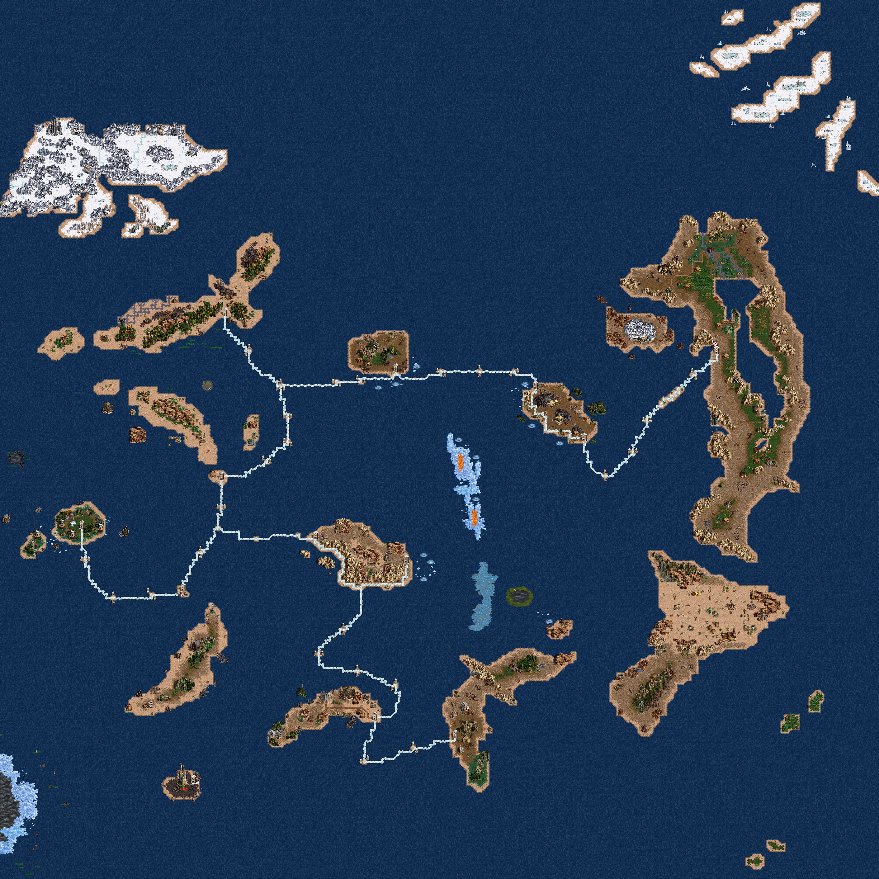 Island Nation of Khorvaire Base Map Image
