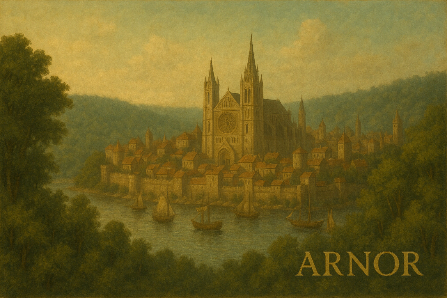 Ciudad de Arnor Geographic Location in Lumindor | World Anvil
