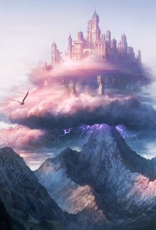 Skyreach Castle starts to crash into Frost Mountain pass