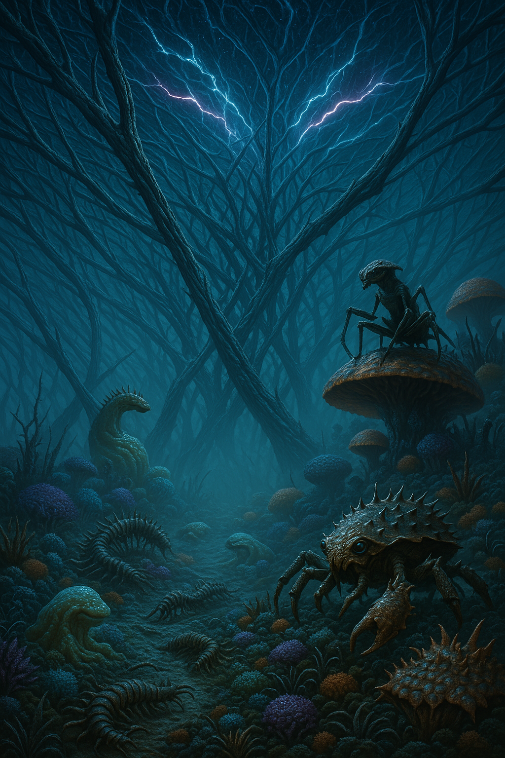 Alien planet landscape - rough concept