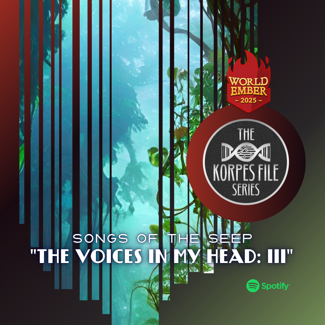 Impressionistic image of vines and jungle on album cover for a Spotify mix playlist