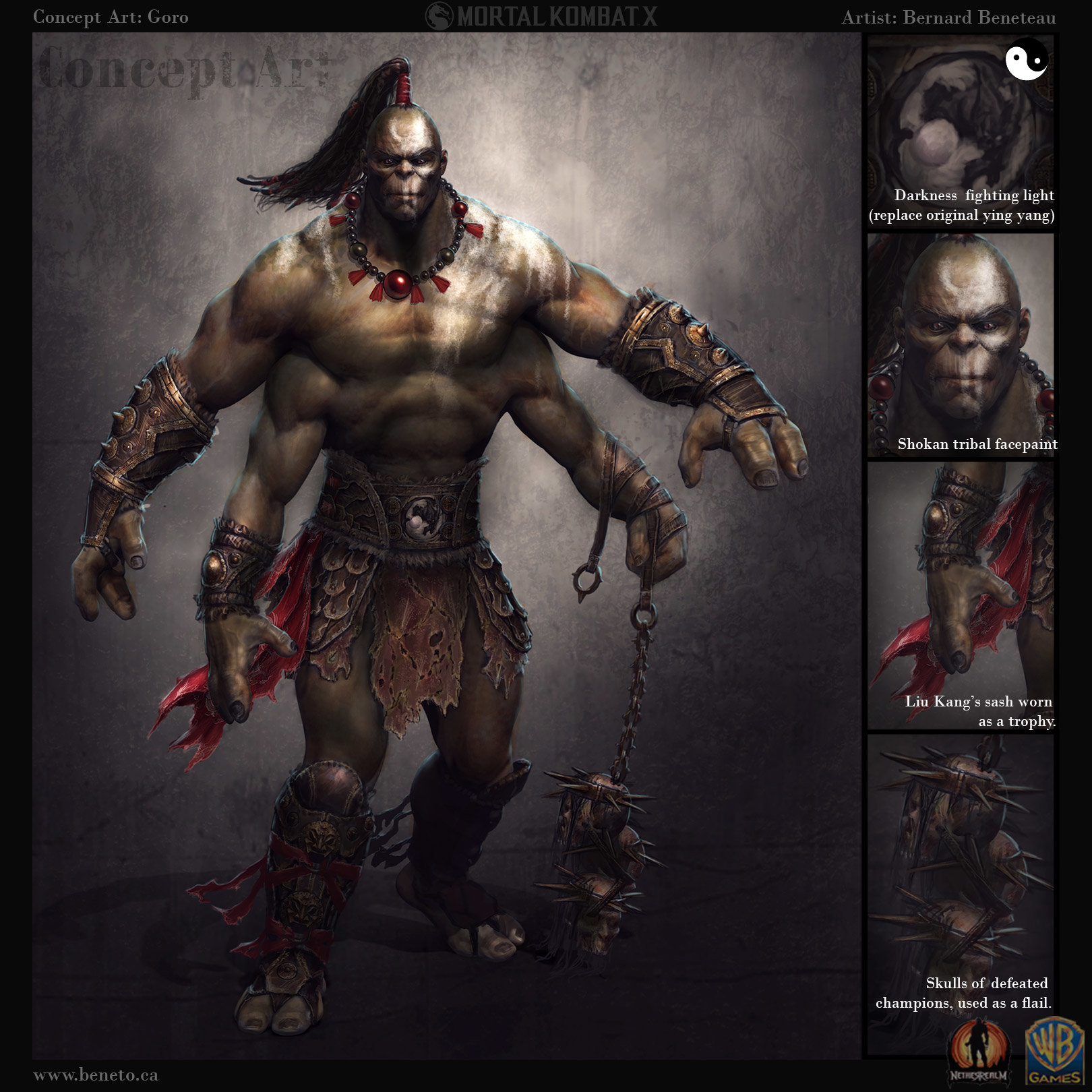 Goro Character in Mortal Kombat Scryerverse | World Anvil