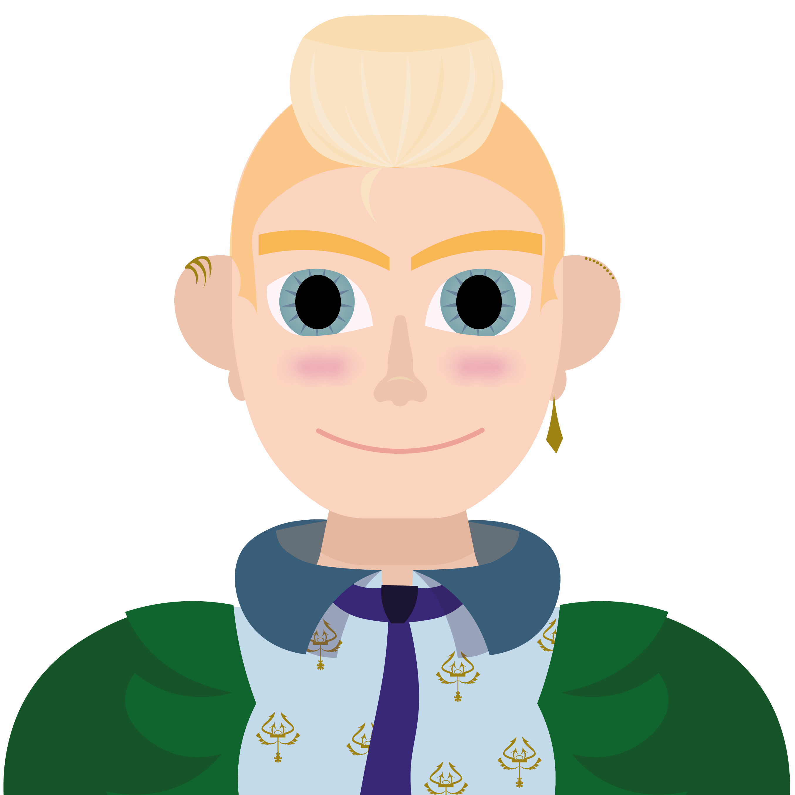 Portrait d'un jeune homme blanc aux cheveux blonds
