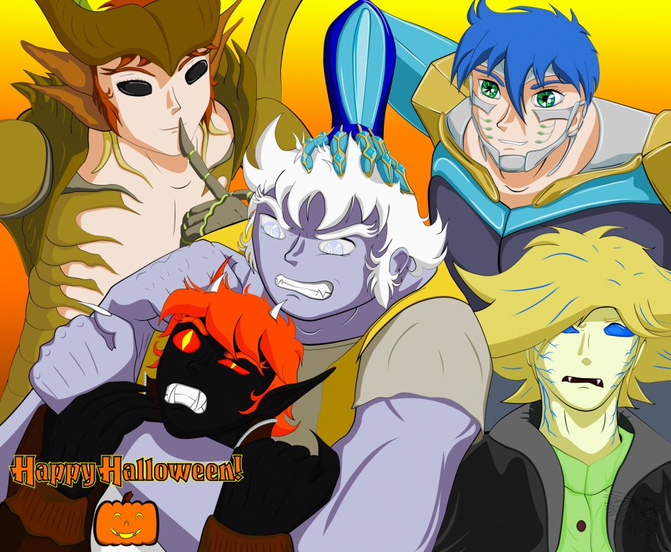 MonsterRonin2024b.jpg All five guys in their monster forms.