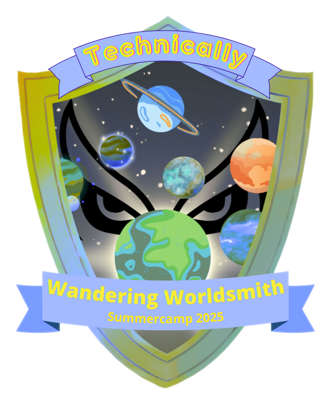 Technically Wandering Worldsmith badge
