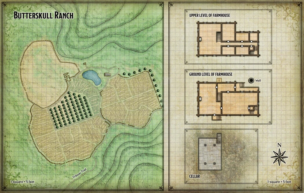 Butterskull Ranch Building / Landmark in Forgotten Realms (Dragonlord ...