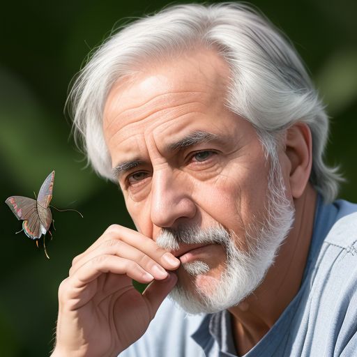 Studying a Frozen Butterfly