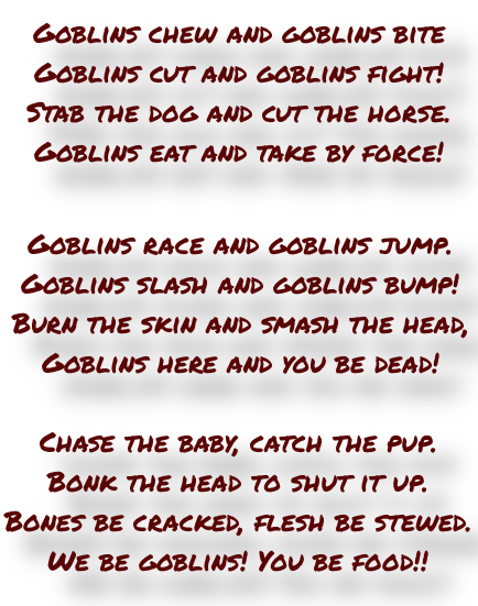 Goblin Song