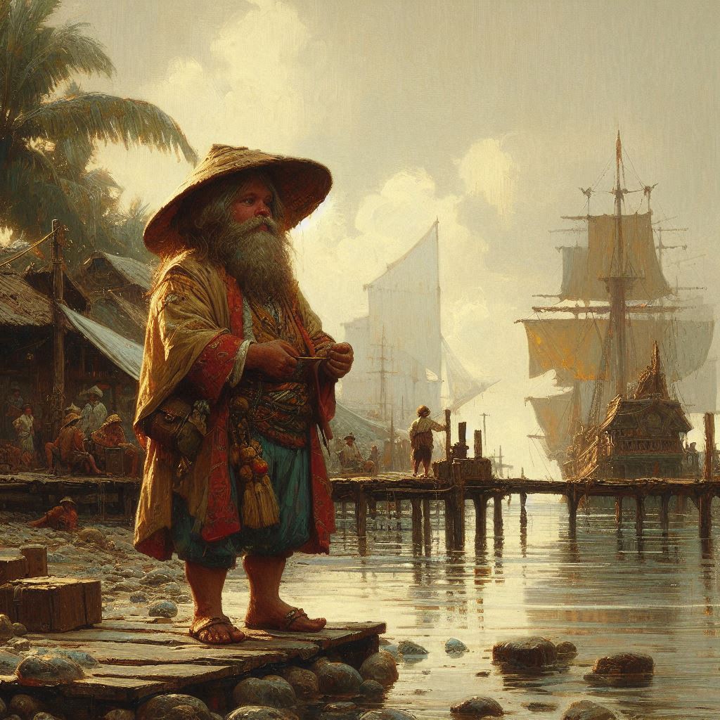 Dwarven Merchant At Portside