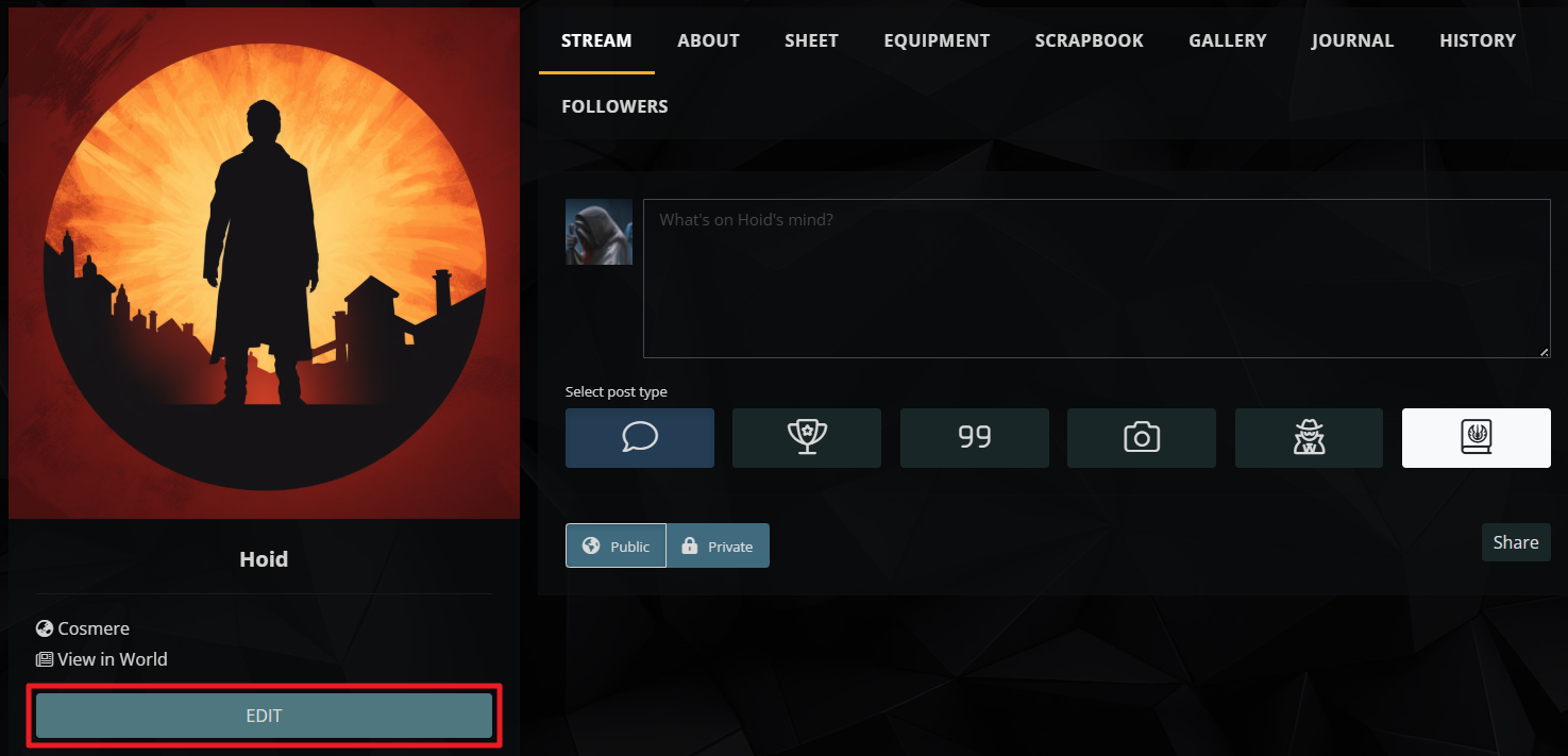 Player Tutorial Guide How to Create Your Player Character in Player Tutorials Knowledge Base ...