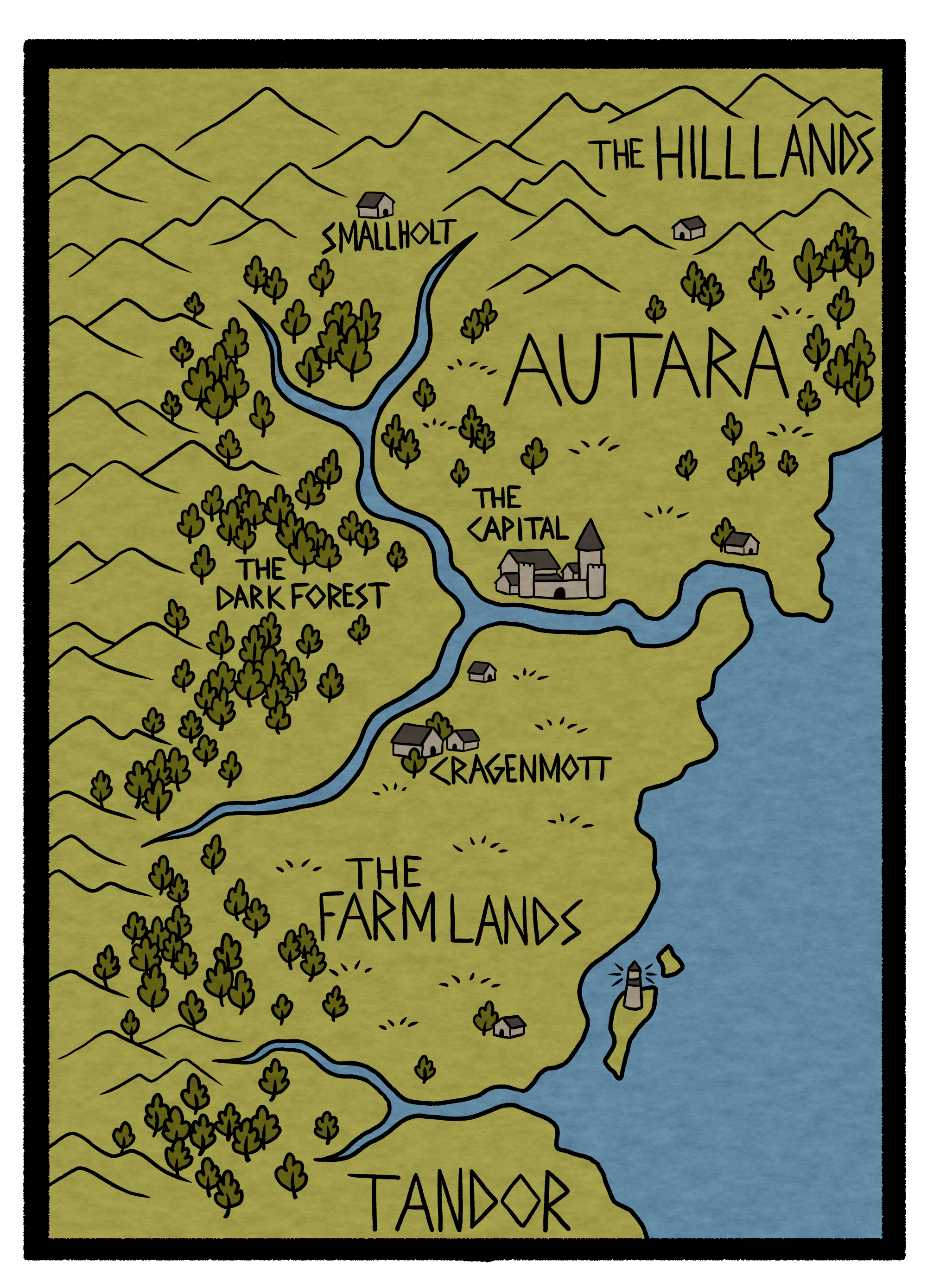 Map of Autara Base Map Image