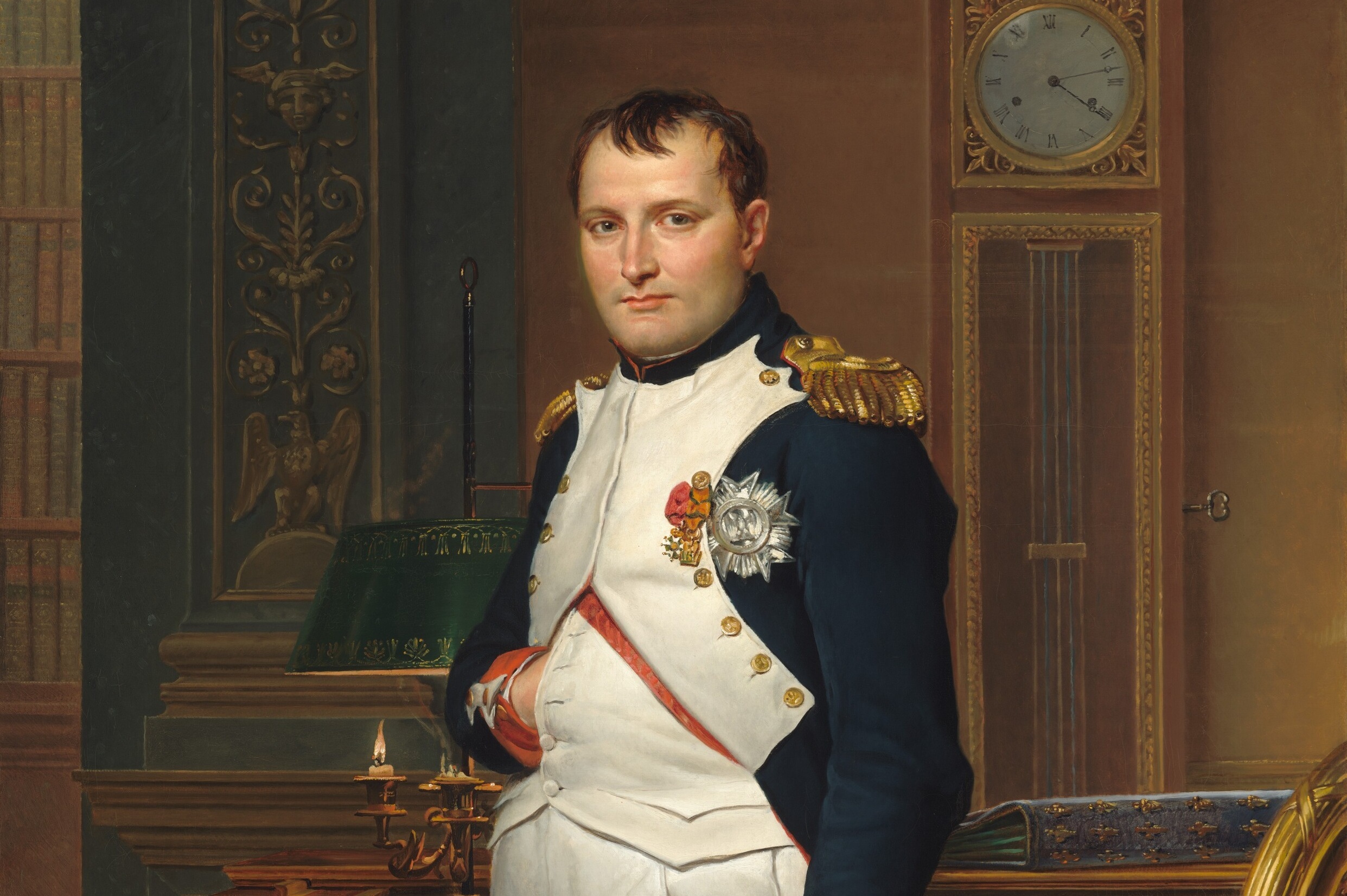 The Emperor Napoleon in His Study at the Tuileries (1812)