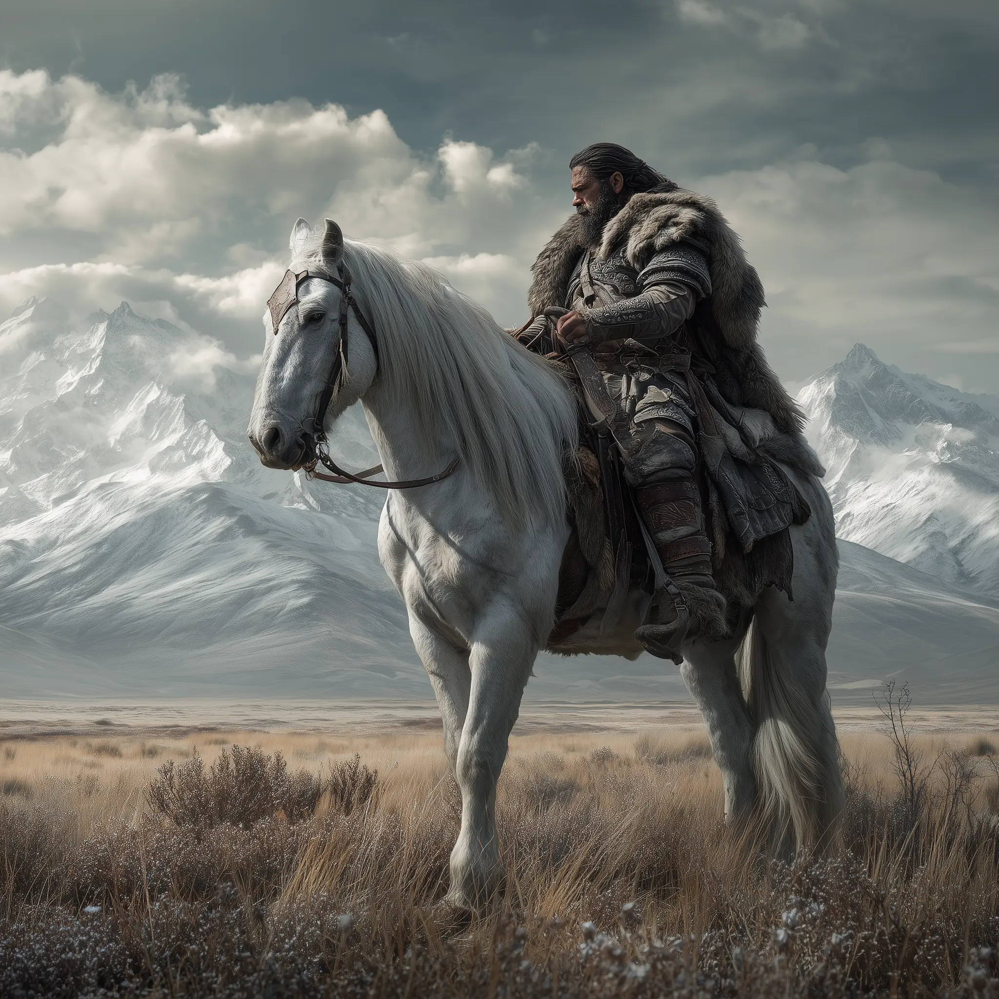 Northern Barbarian horse rider