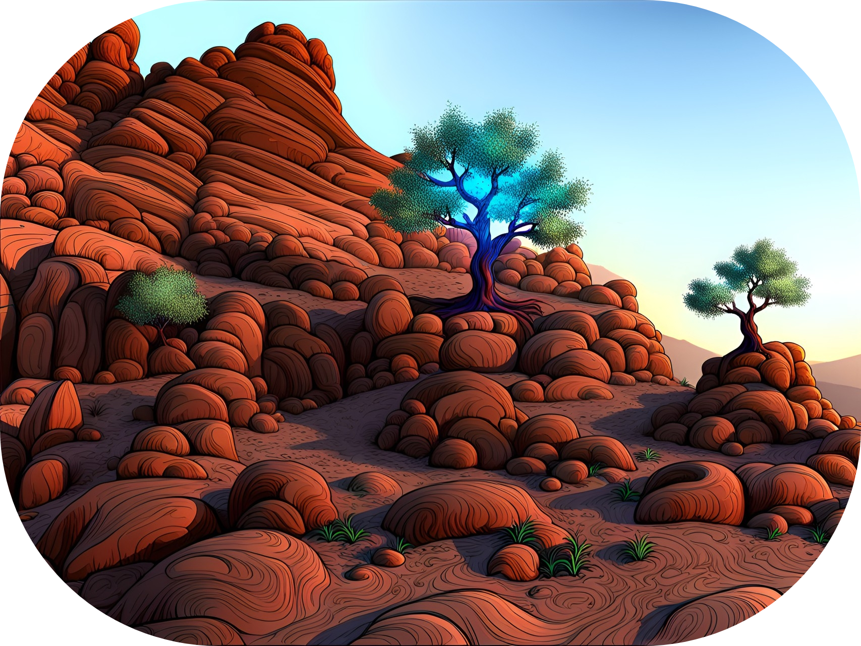 Azeradj Olive, Habitat