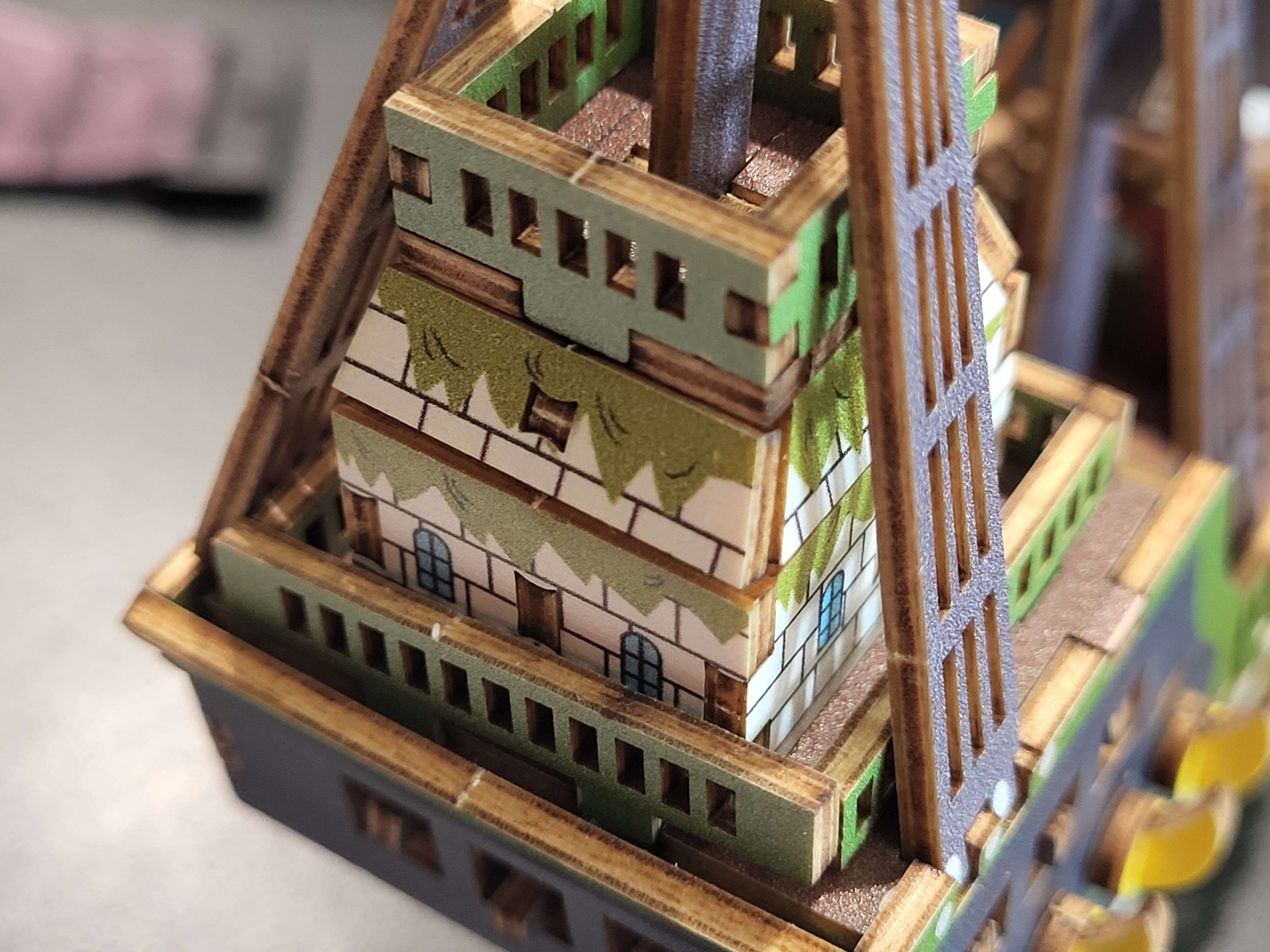 Wooden Victoria Punk Ship Model - Stern Castle