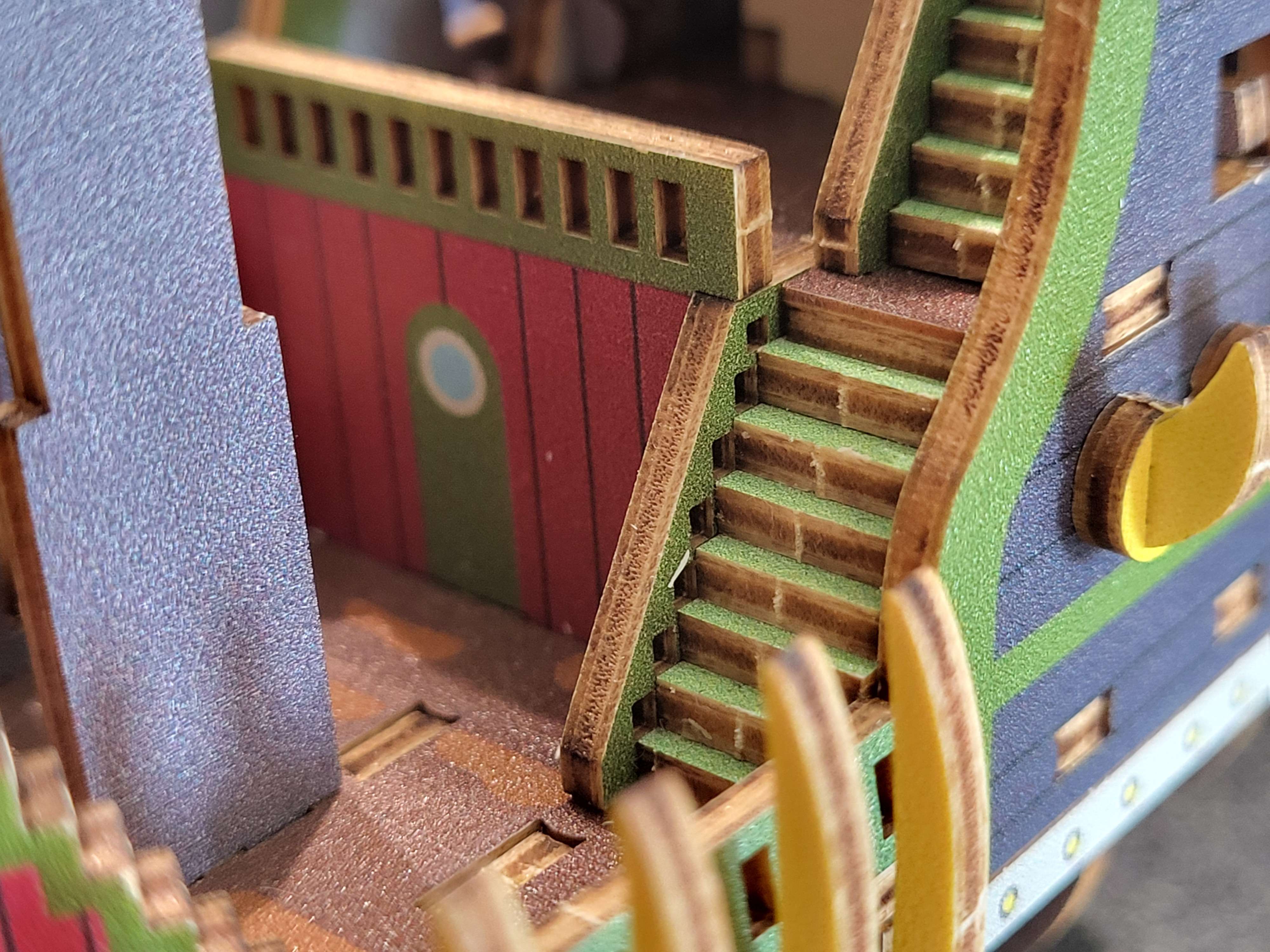 Wooden Victoria Punk Ship Model - Galleydoors