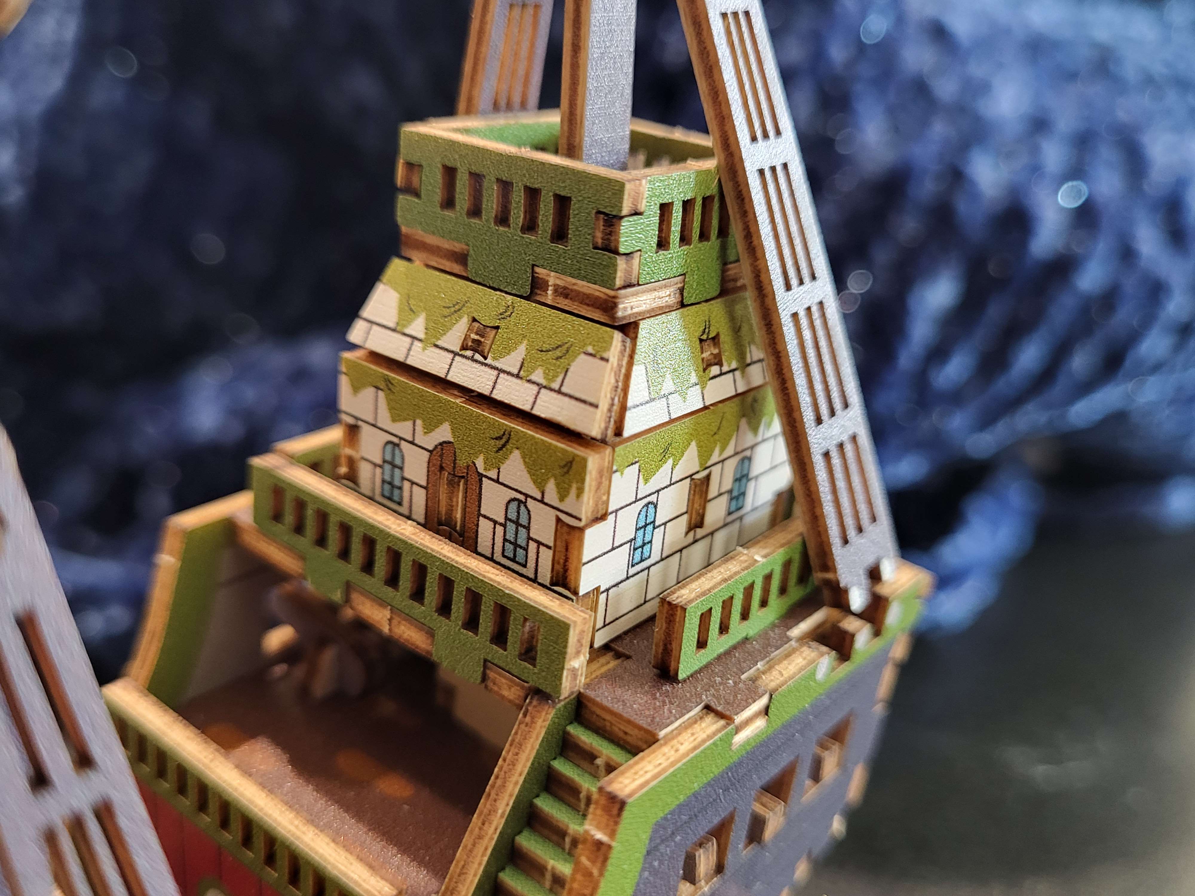 Wooden Victoria Punk Ship Model - Stern Castle