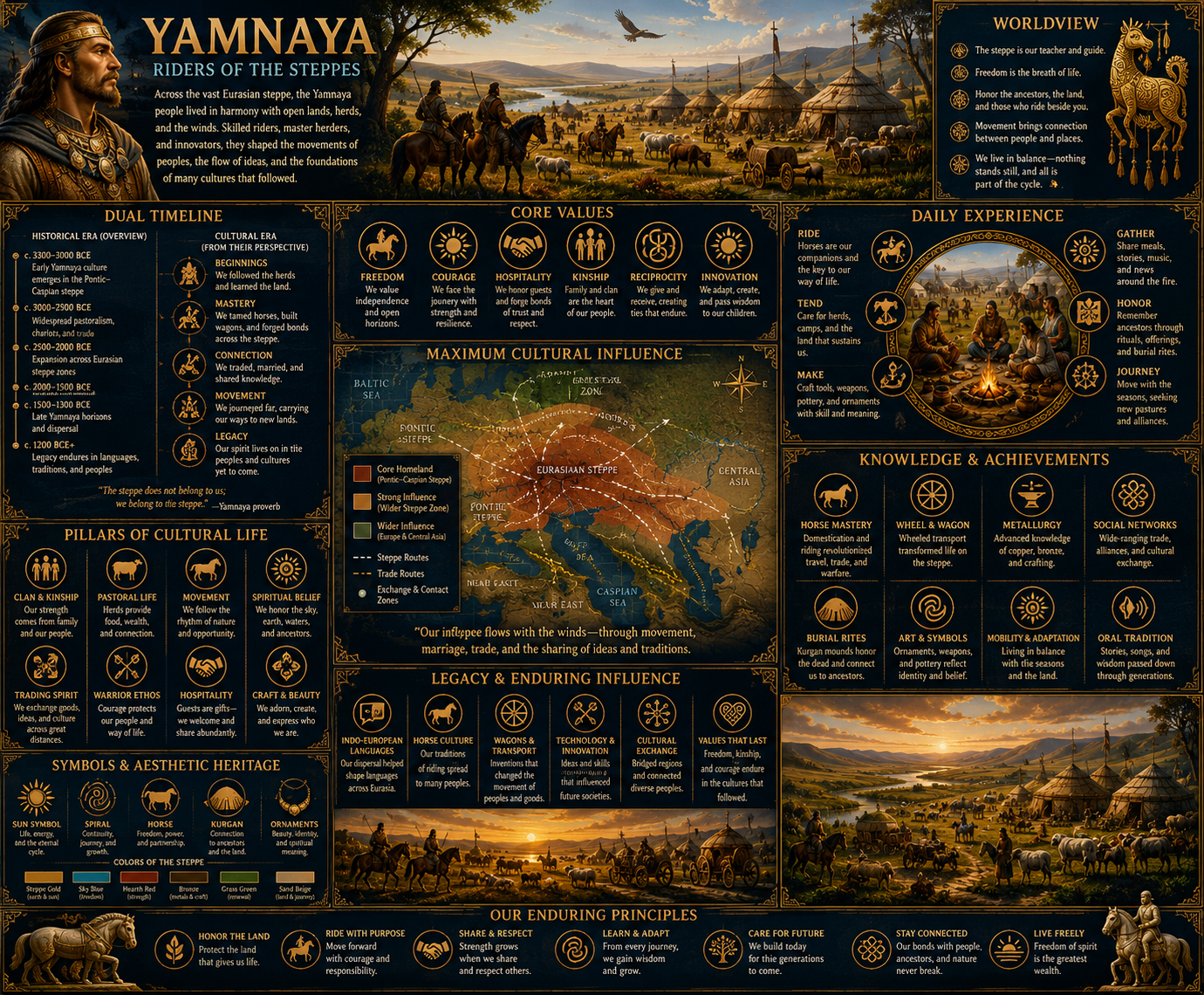 Yamnaya Infographic Yamnaya Icon
