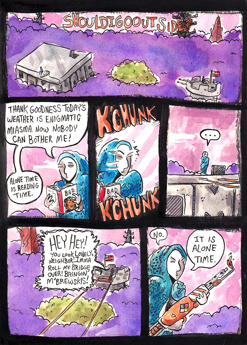 It is Alone Time Comic Book