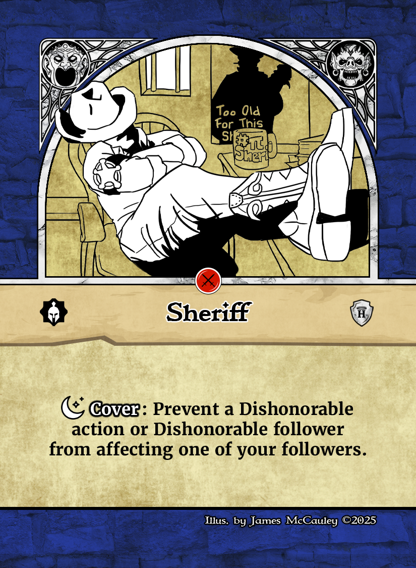 Sheriff Sheriff Renown Personality Card