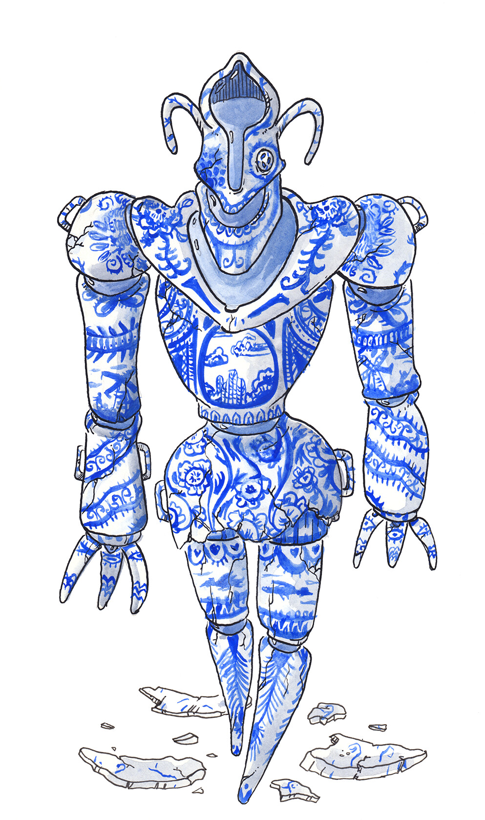 Ceramic Golem by Matthew Swauger