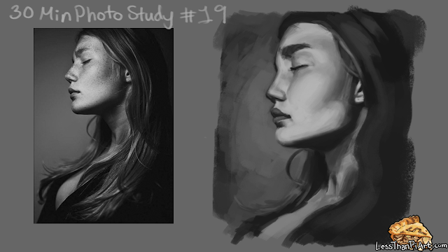 Photo Study Photo Study #19 Pretty Lady with eyes closed