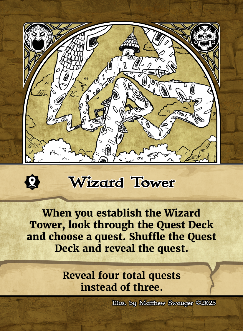 Wizard Tower Renown Location Card