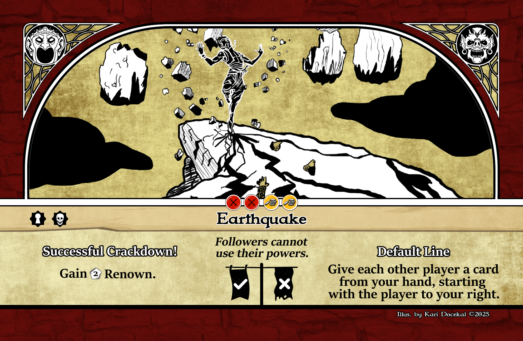 Earthquake Catastrophe Card for Renown