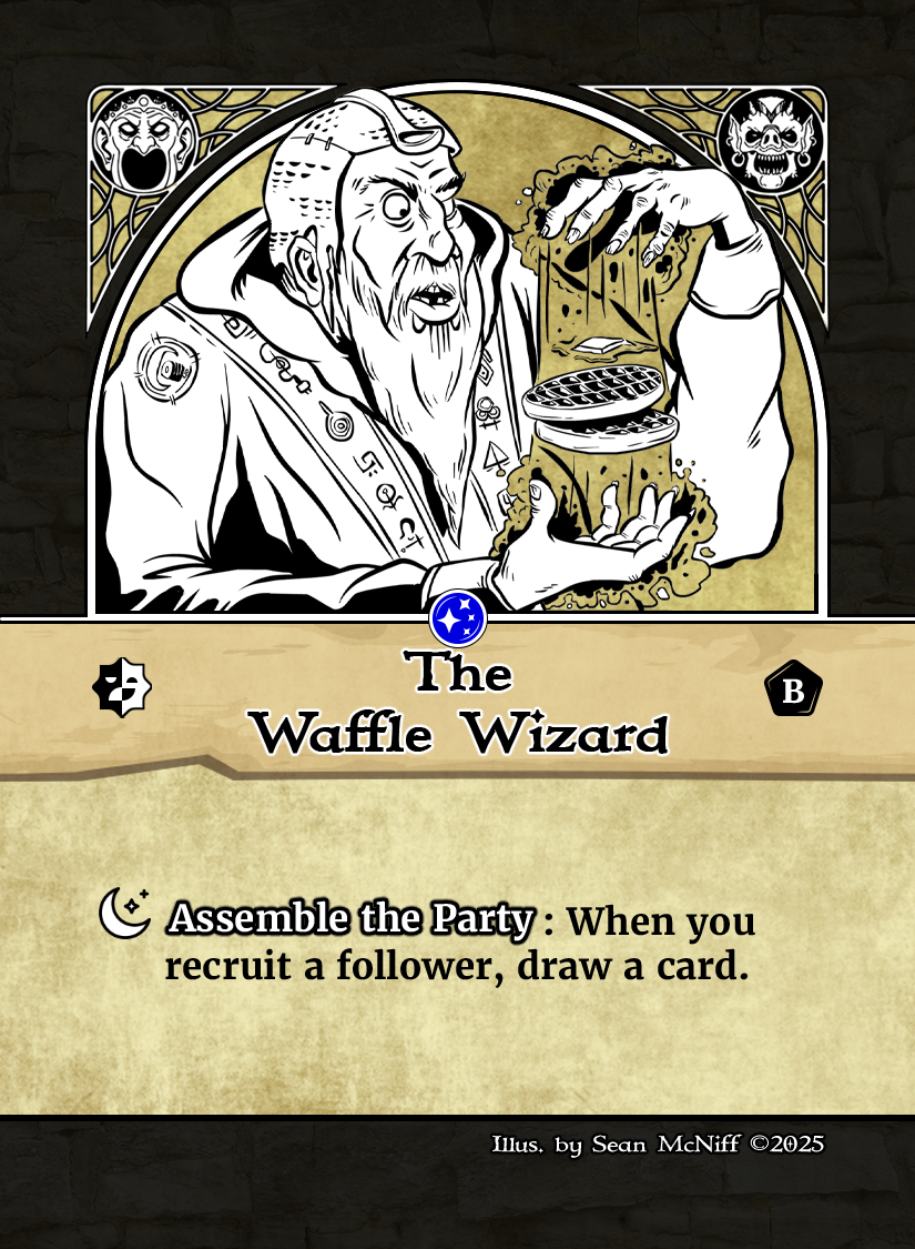 The Waffle Wizard Renown Card