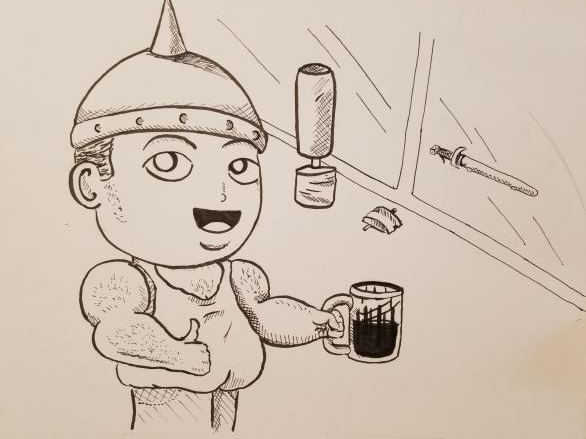 Original Cletus Sketch Original Cletus Sketch for Renown Cards