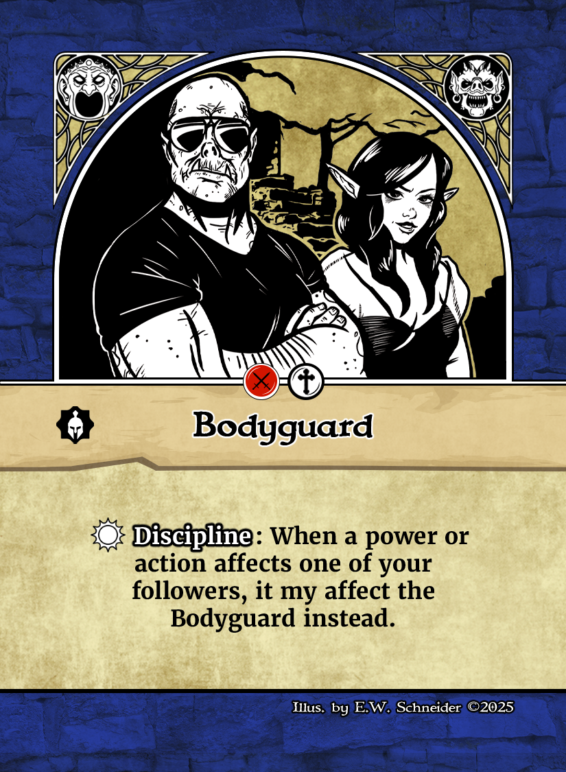 Bodyguard Renown Card