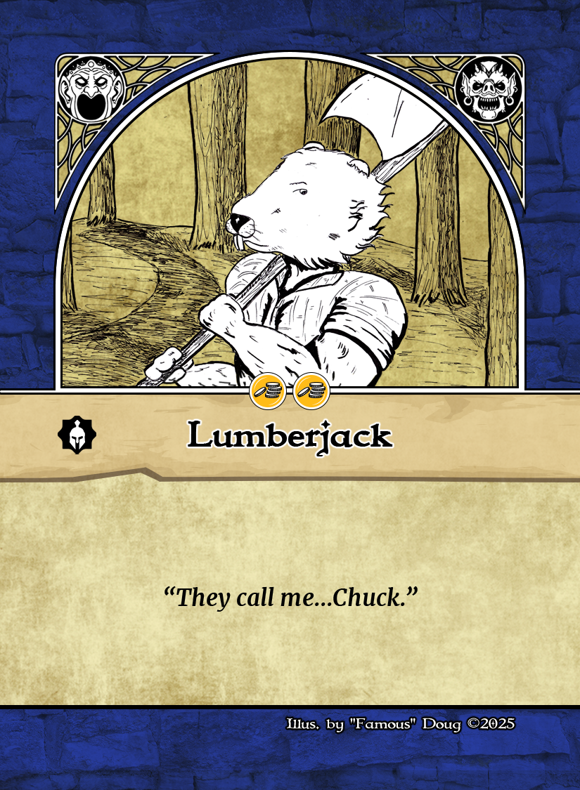 Lumberjack Lumberjack Renown Follower Card