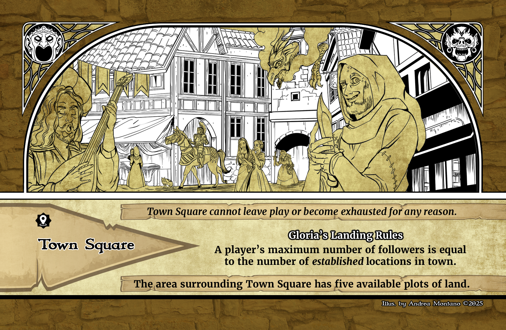 Town Square.2025.GC.png Renown the Card Game Town Square Card