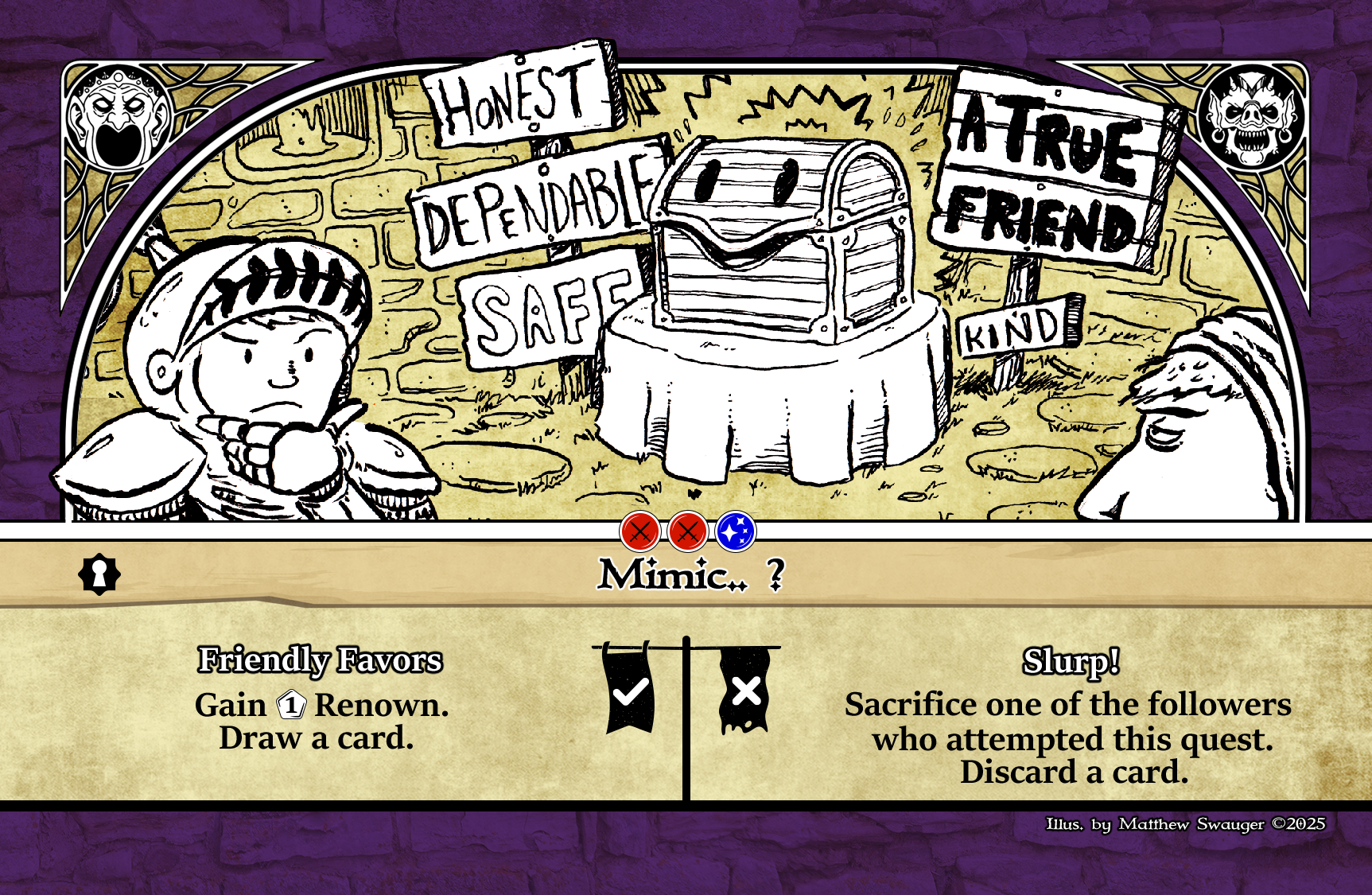 Mimic Renown Quest Card