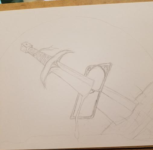 Game of Chance Original Sketch Game of Chance Original Sketch for Renown