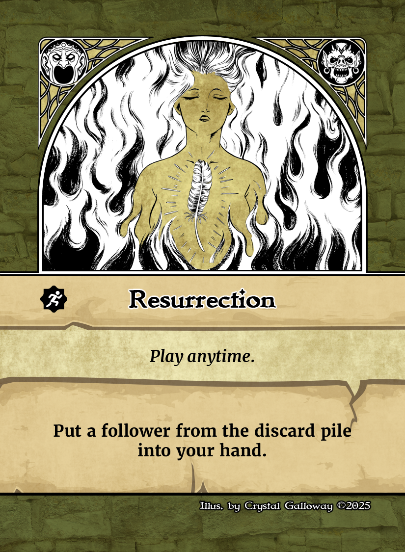 Resurrection.2025.GC.png Resurrection Renown Card Action