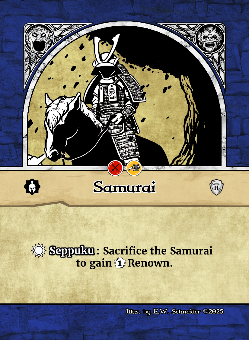 Samurai Samurai Renown Follower Card