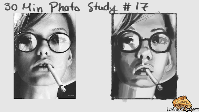 Photo Study Photo Study #17 Woman smoking