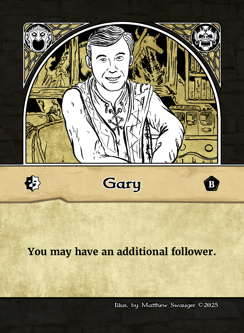 Gary Renown Personality Card