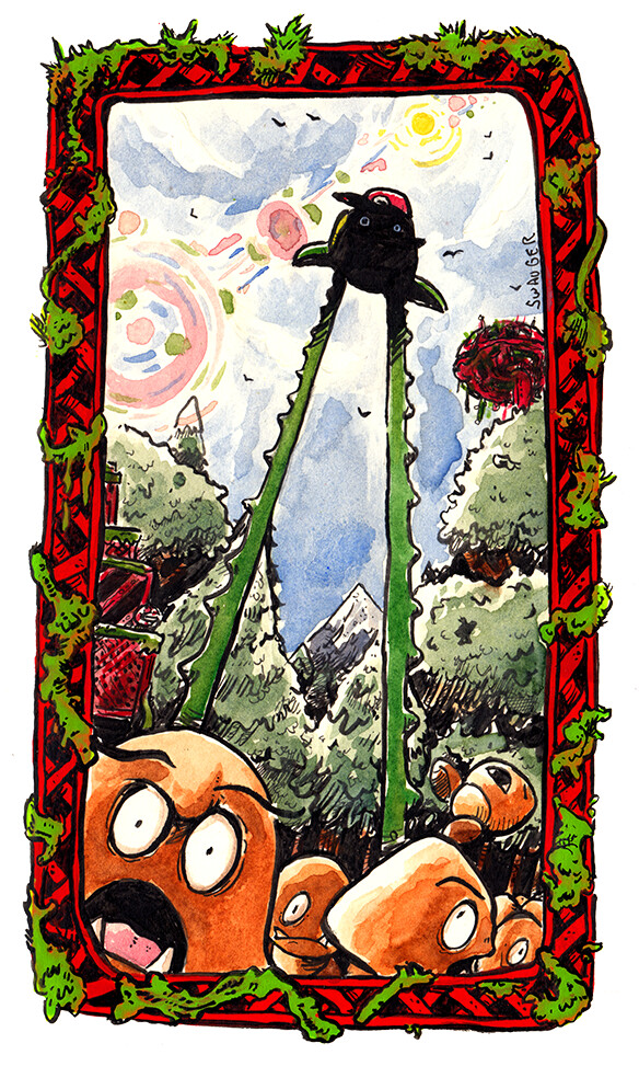 Flee Cowards art by Matthew Swauger