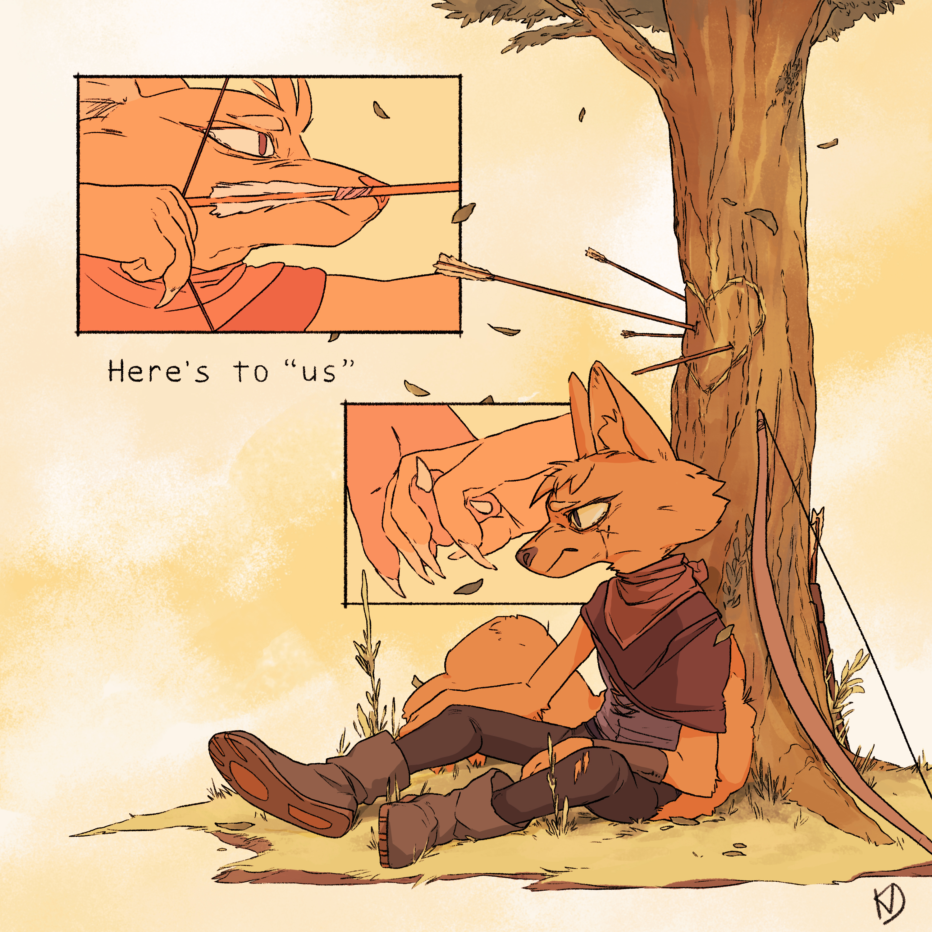 Let it Fly Let it Fly comic panels by Kati Drinkwine