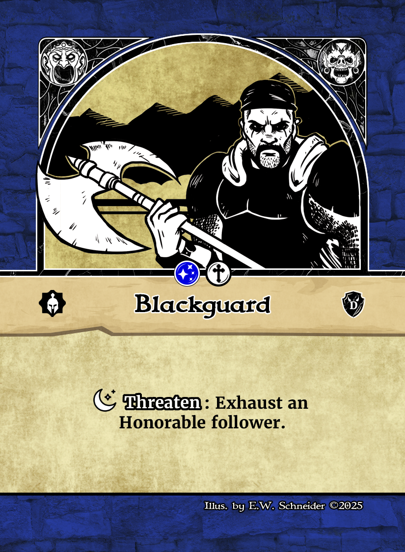 Blackguard Blackguard Renown Follower Card