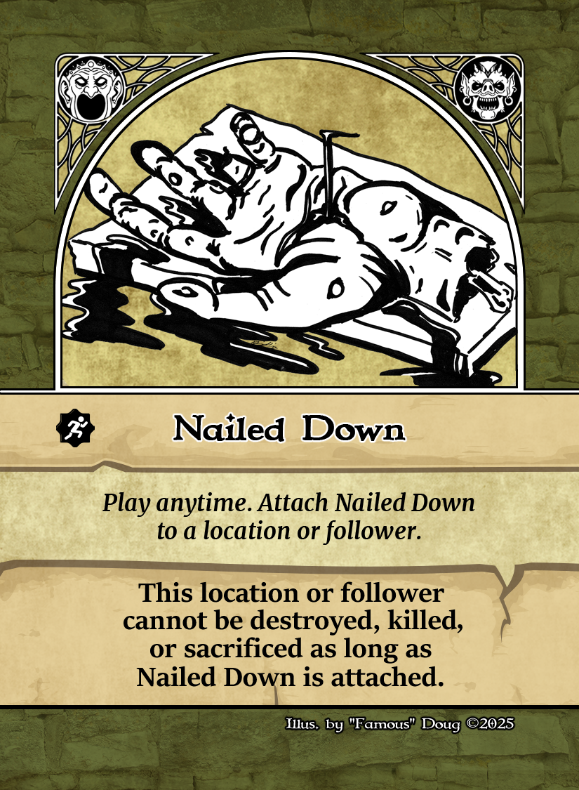 Nailed Down Nailed Down Renown Action Card
