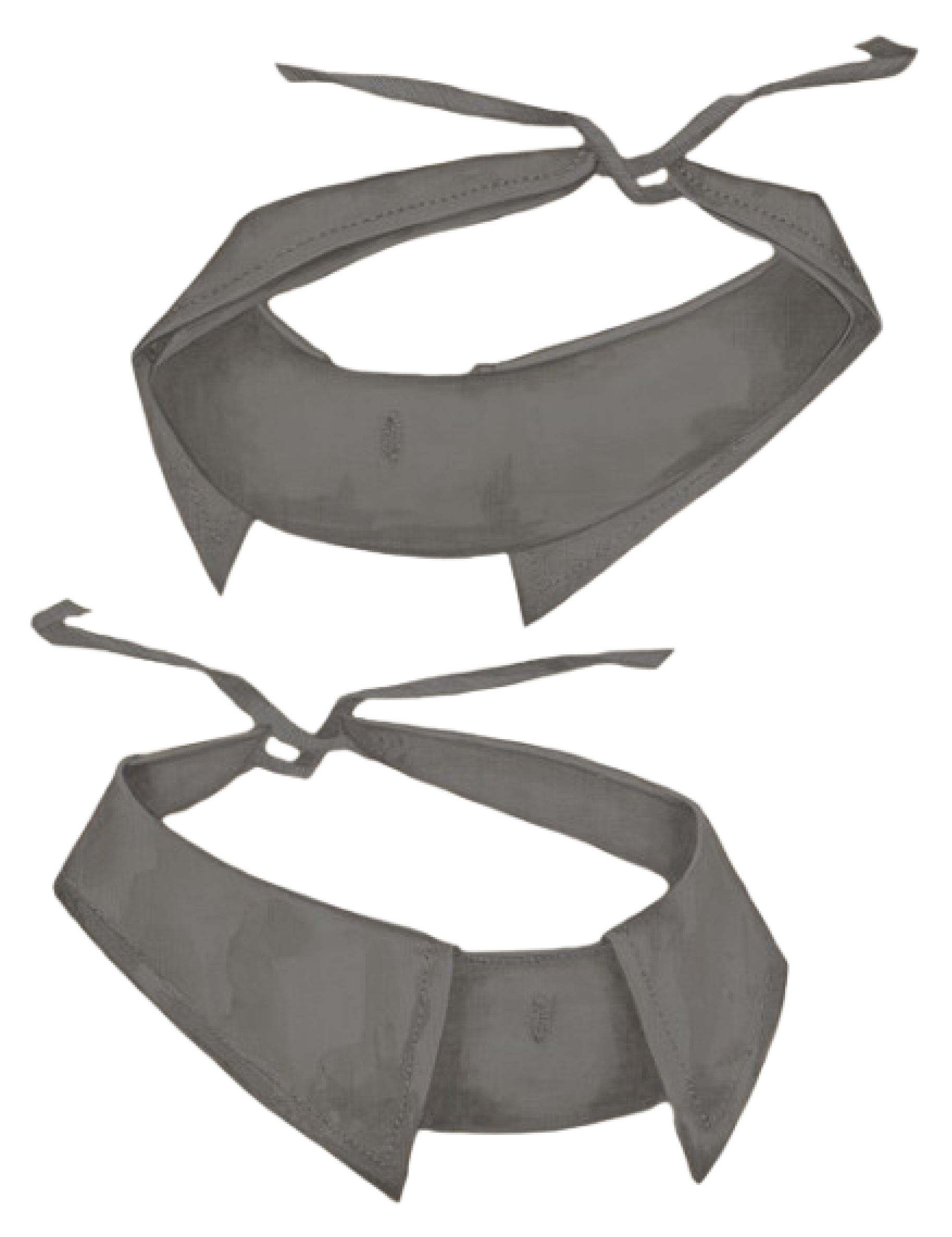 A gray collar.