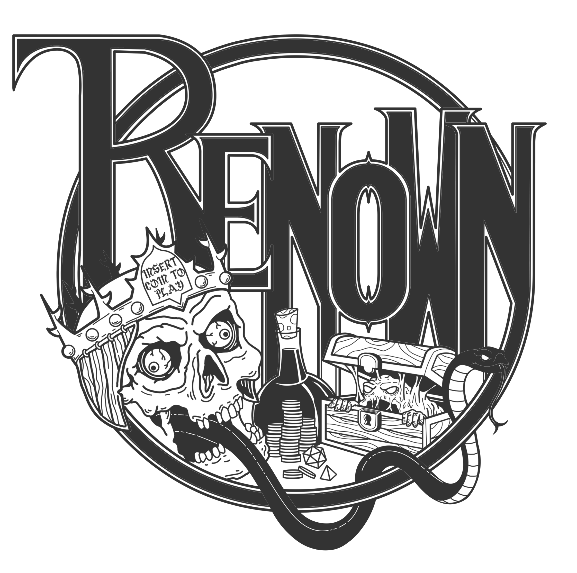 RenownLogo Renown the Card Game Logo