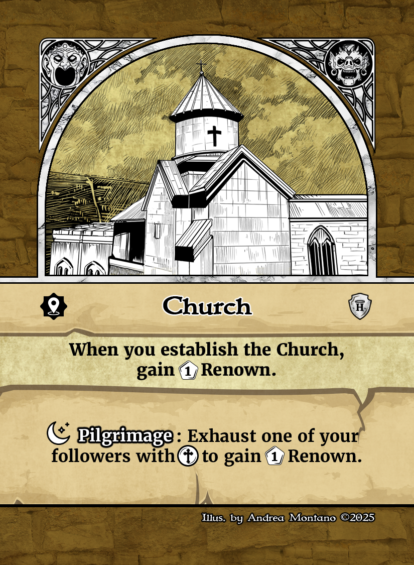 Church Location Renown Card