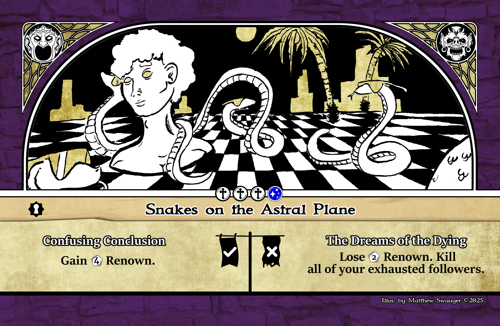 Snakes on the Astral Plane Renown Quest Card